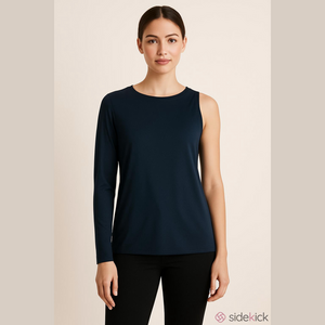 Banana Republic Black Long Sleeve/Sleeveless Women's Top